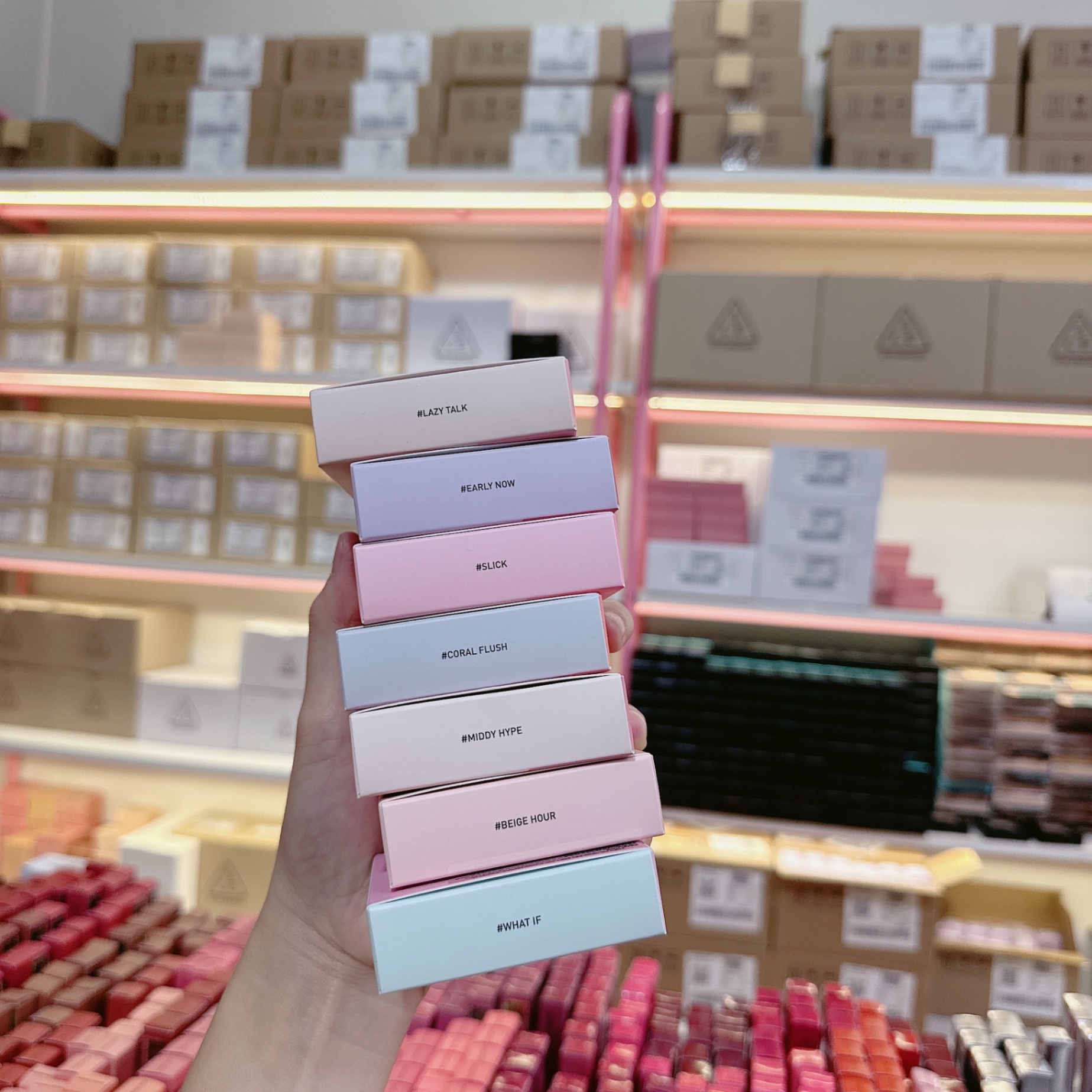 Phấn Má Hồng và Highlighter 3CE Blushlighter #Middy Hype