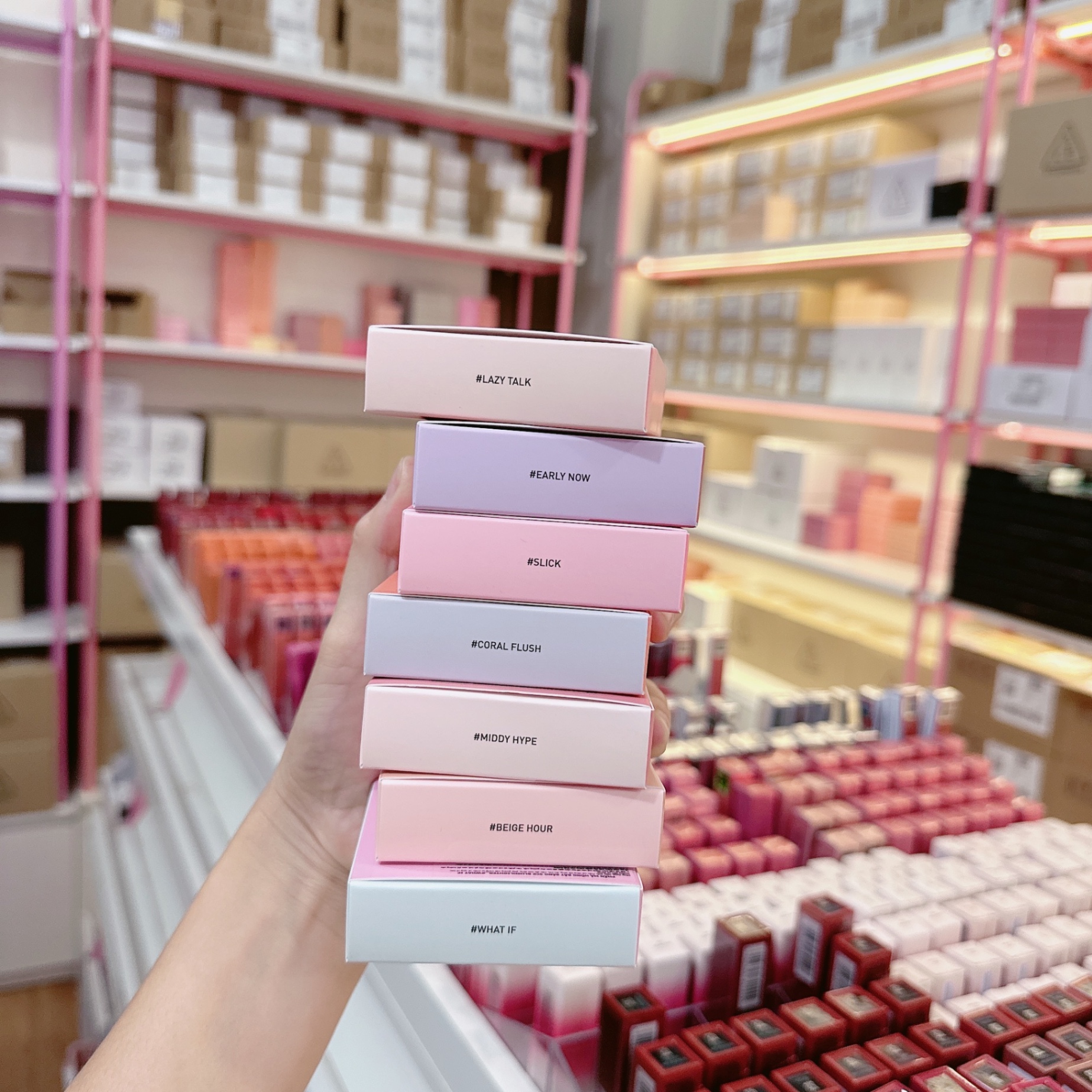 Phấn Má Hồng và Highlighter 3CE Blushlighter #Middy Hype