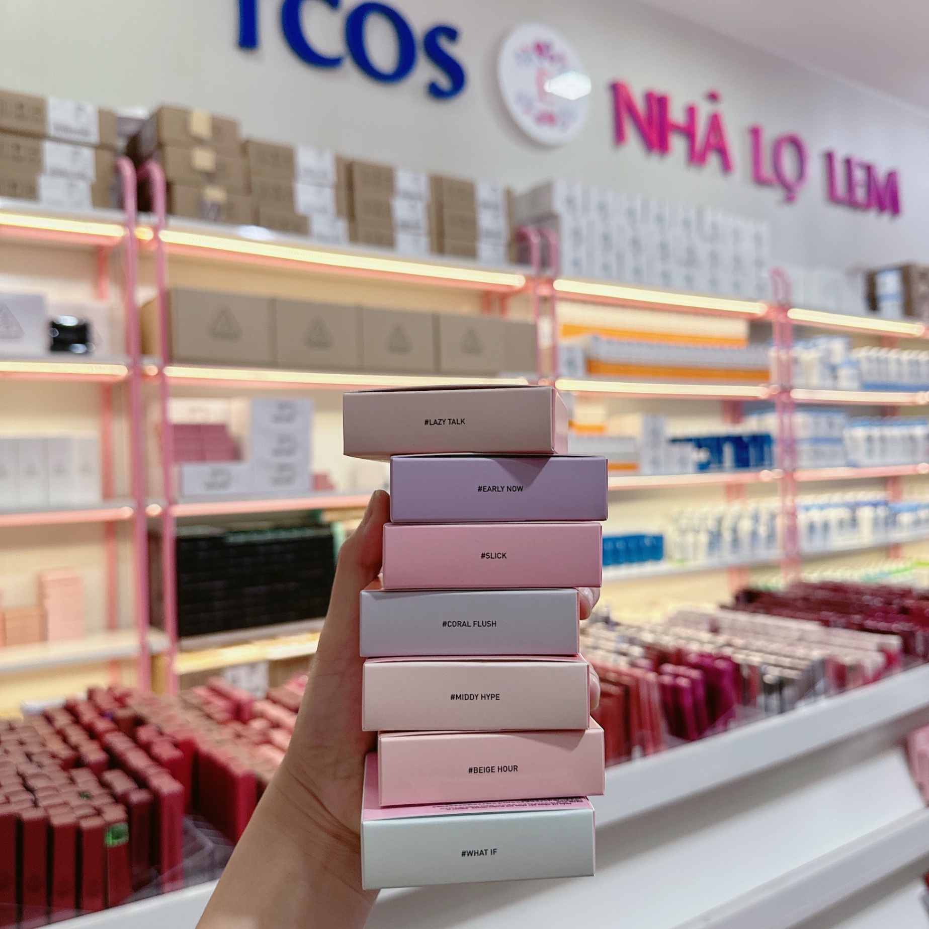 Phấn Má Hồng và Highlighter 3CE Blushlighter #Middy Hype