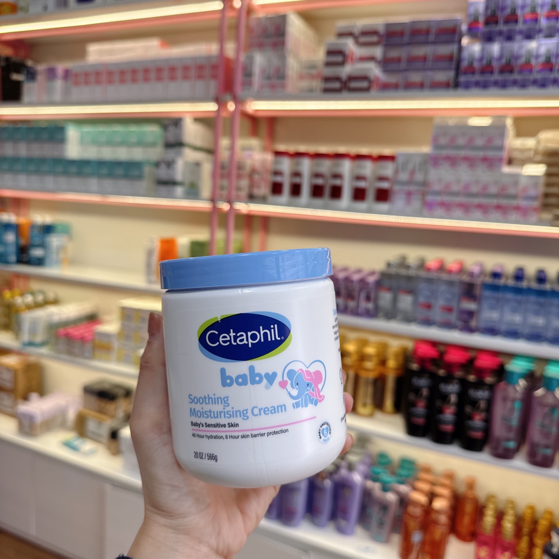 Kem dưỡng ẩm và làm dịu da bé CETAPHIL BABY SOOTHING MOISTURISING CREAM 566g