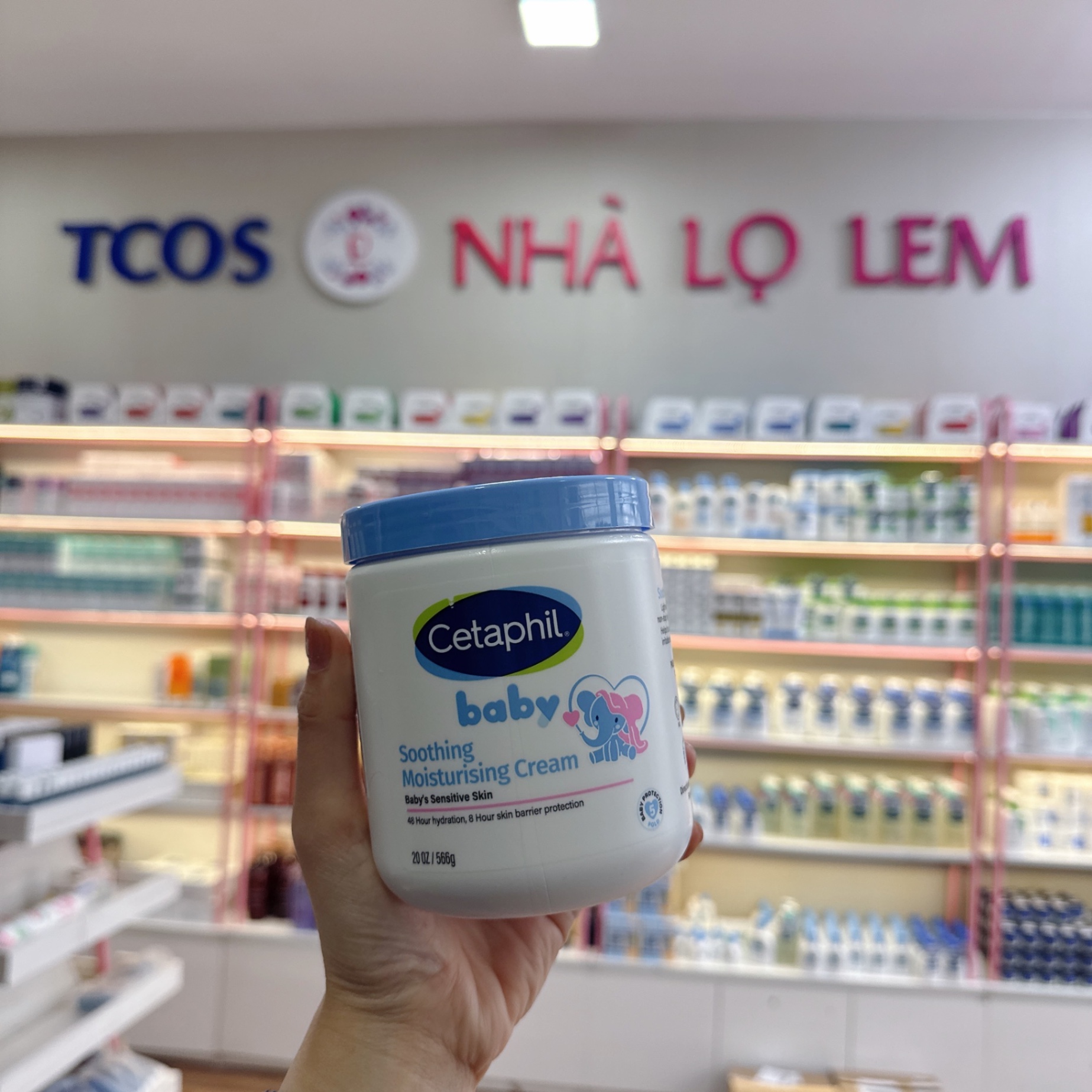 Kem dưỡng ẩm và làm dịu da bé CETAPHIL BABY SOOTHING MOISTURISING CREAM 566g