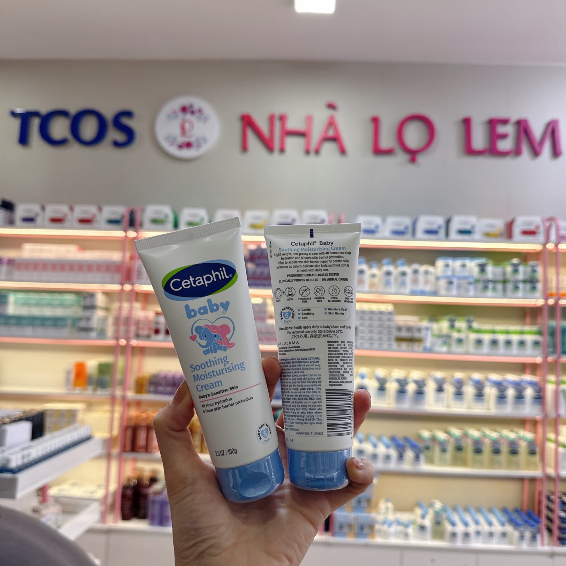 Kem dưỡng ẩm và làm dịu da bé CETAPHIL BABY SOOTHING MOISTURISING CREAM 566g