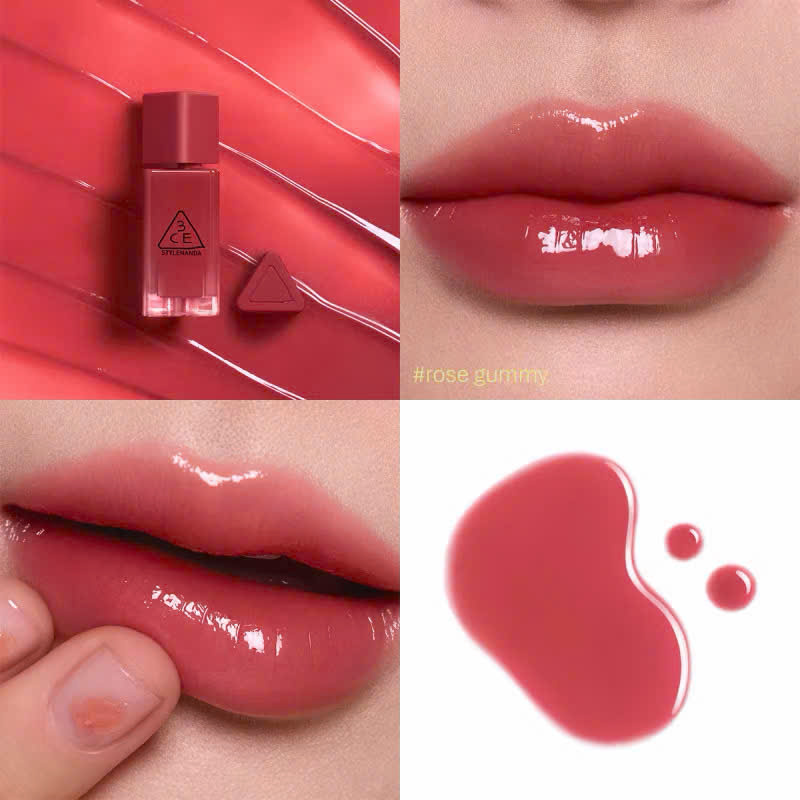 3CE SON TINT BÓNG MỀM GUMMY OIL TINT- 04 Rose Gummy