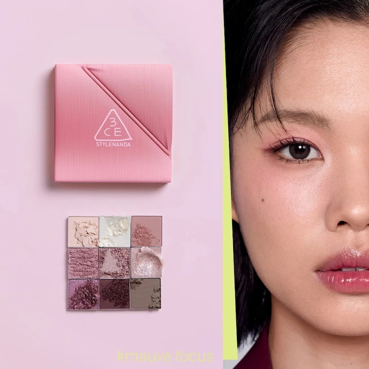Bảng Mắt 9 Ô 3CE Stylenanda Multi Eye Color Palette The Textile # Mauve Focus