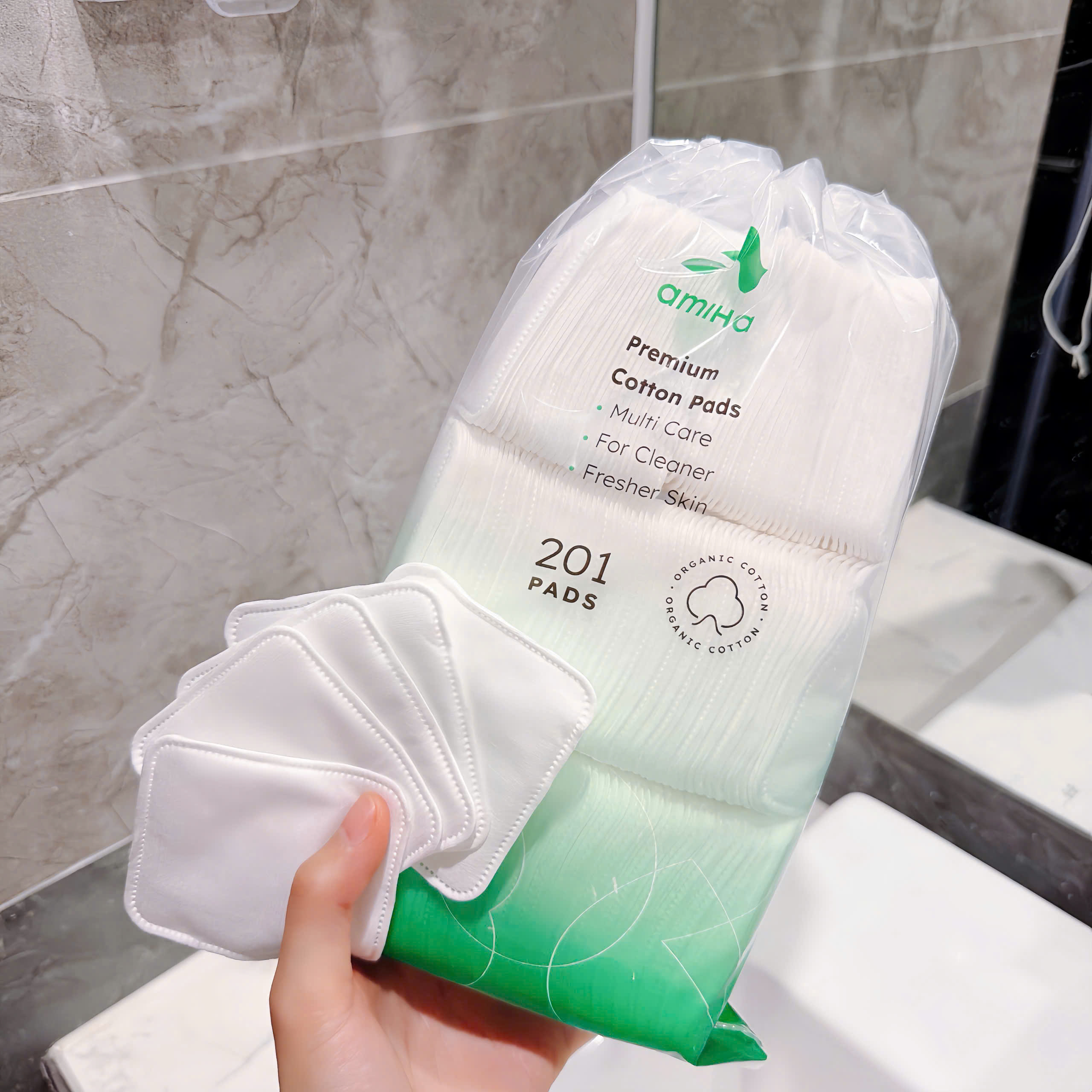 Bông Tẩy Trang Amiha 201 miếng