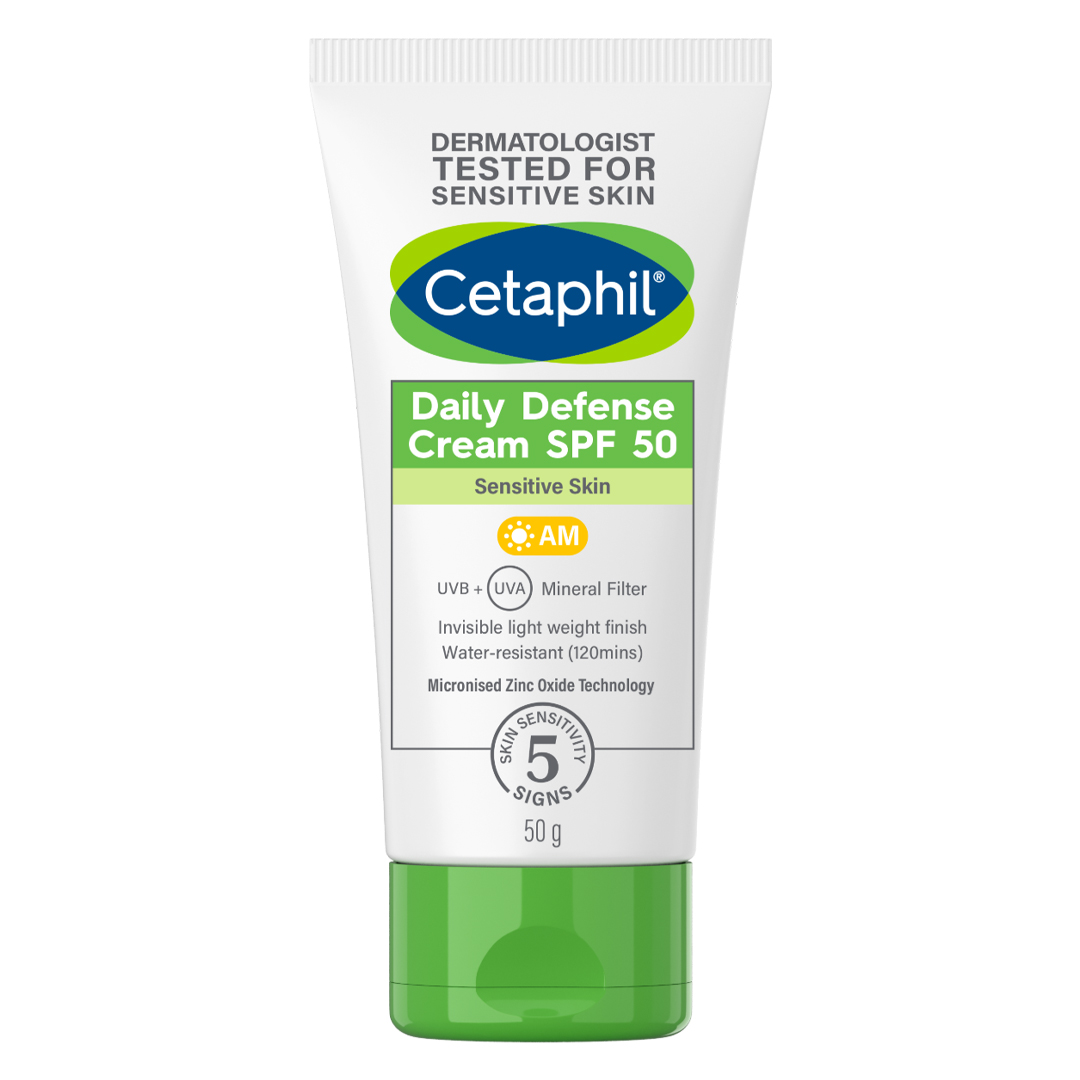 Kem Chống nắng Cetaphil Daily Defence Cream SPF50 ( Da Thiên Dầu Nhạy Cảm) 50g