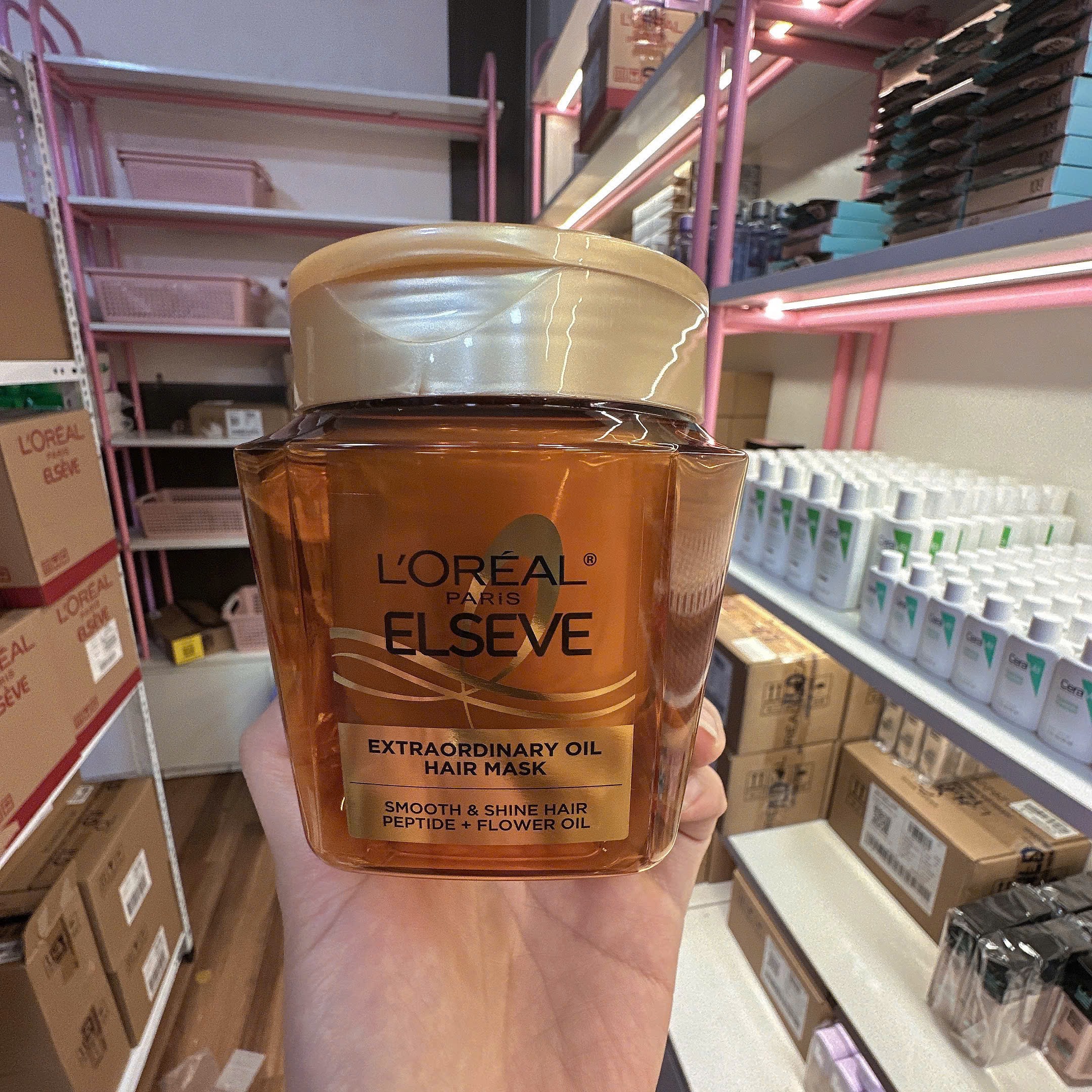 Kem Ủ Tóc L'Oreal Paris Extraordinary Oil Mask 250ml - Vỏ Vàng