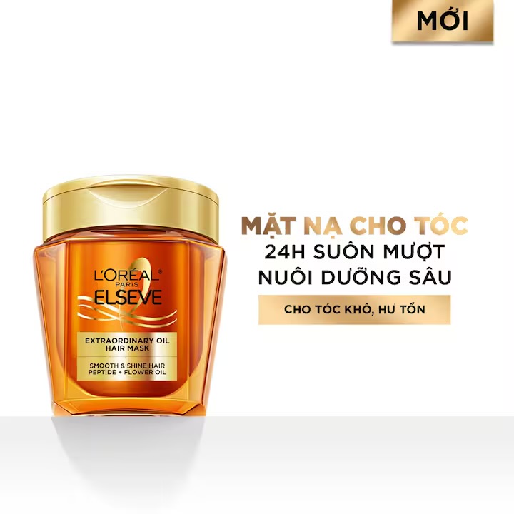 Kem Ủ Tóc L'Oreal Paris Extraordinary Oil Mask 250ml - Vỏ Vàng