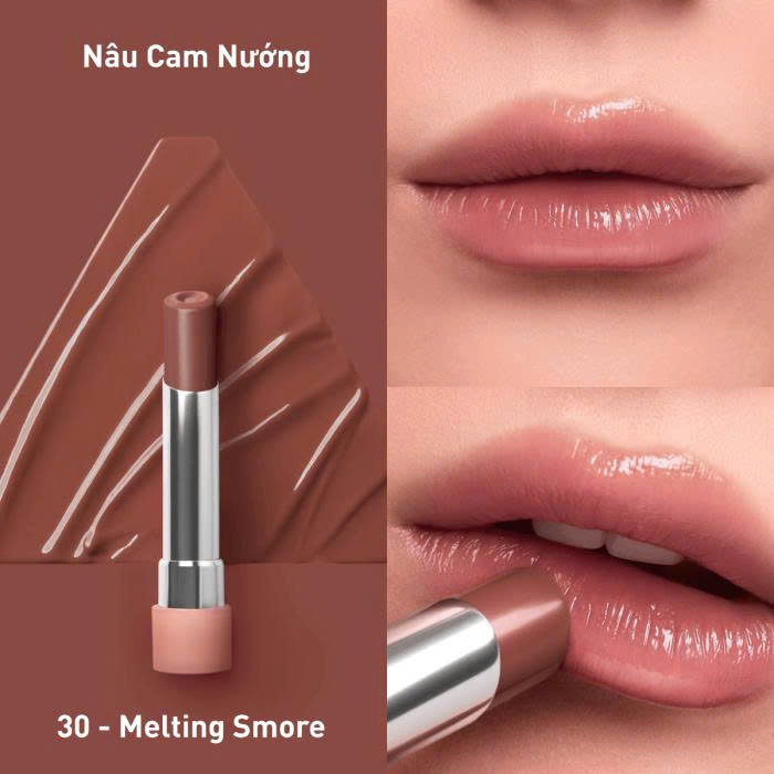 Son Dưỡng 3CE Glazy Lip Glow #30 Melting Smore