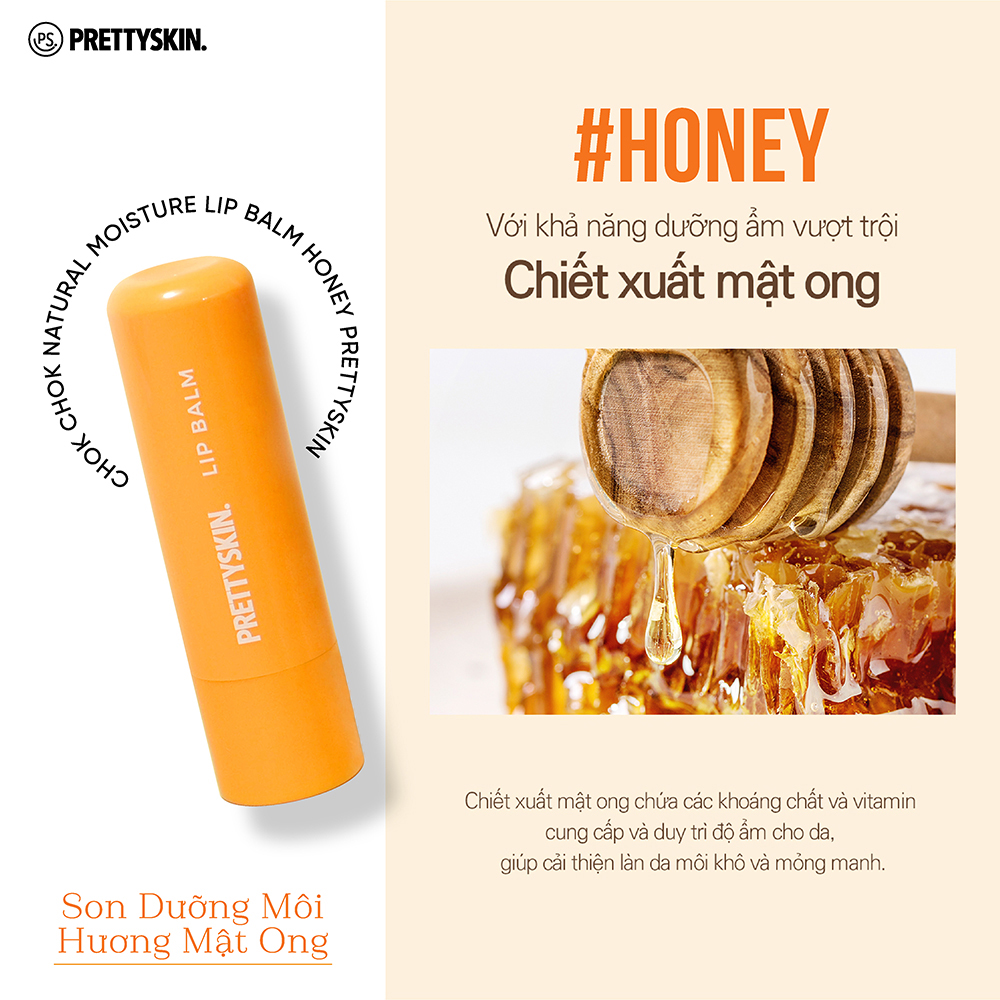 Son Dưỡng Môi Chok Chok PrettySkin - Vị Mật Ong