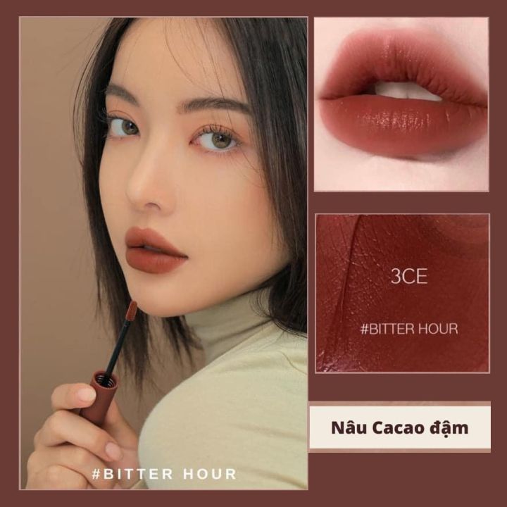 Son Kem Lì 3CE Velvet Lip Tint 4g #Bitter Hour