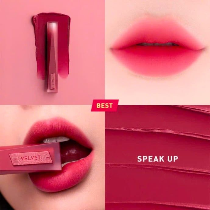 Son Kem Lì 3CE Velvet Lip Tint Plush #01 Speak Up