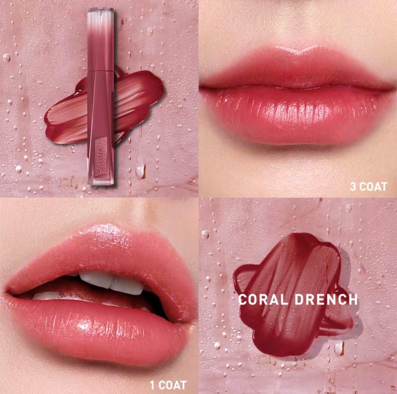 Son Pha Lê 3CE Misty Lip Bare 4.6G #05 Coral Drench