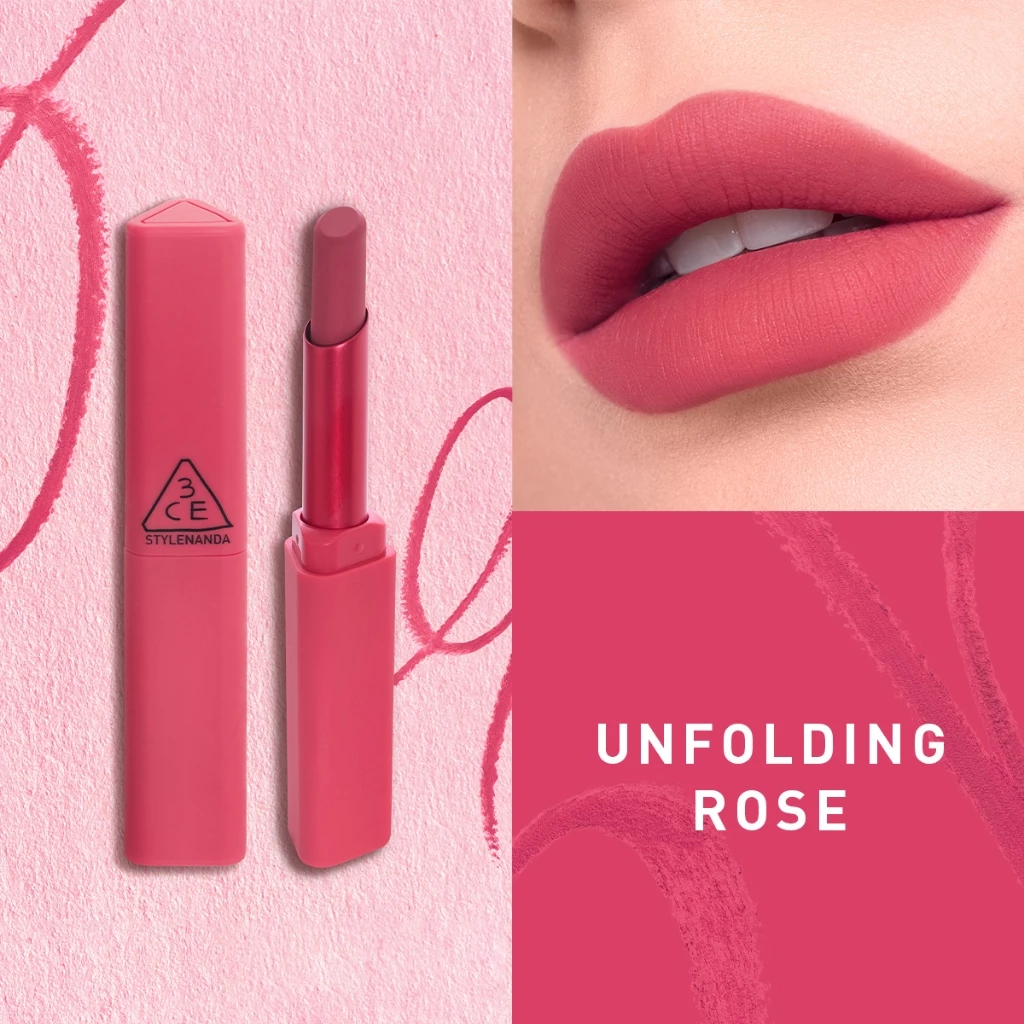 Son Thỏi Sáp 3CE Sketch Stick 2G #02 Unfolding Rose
