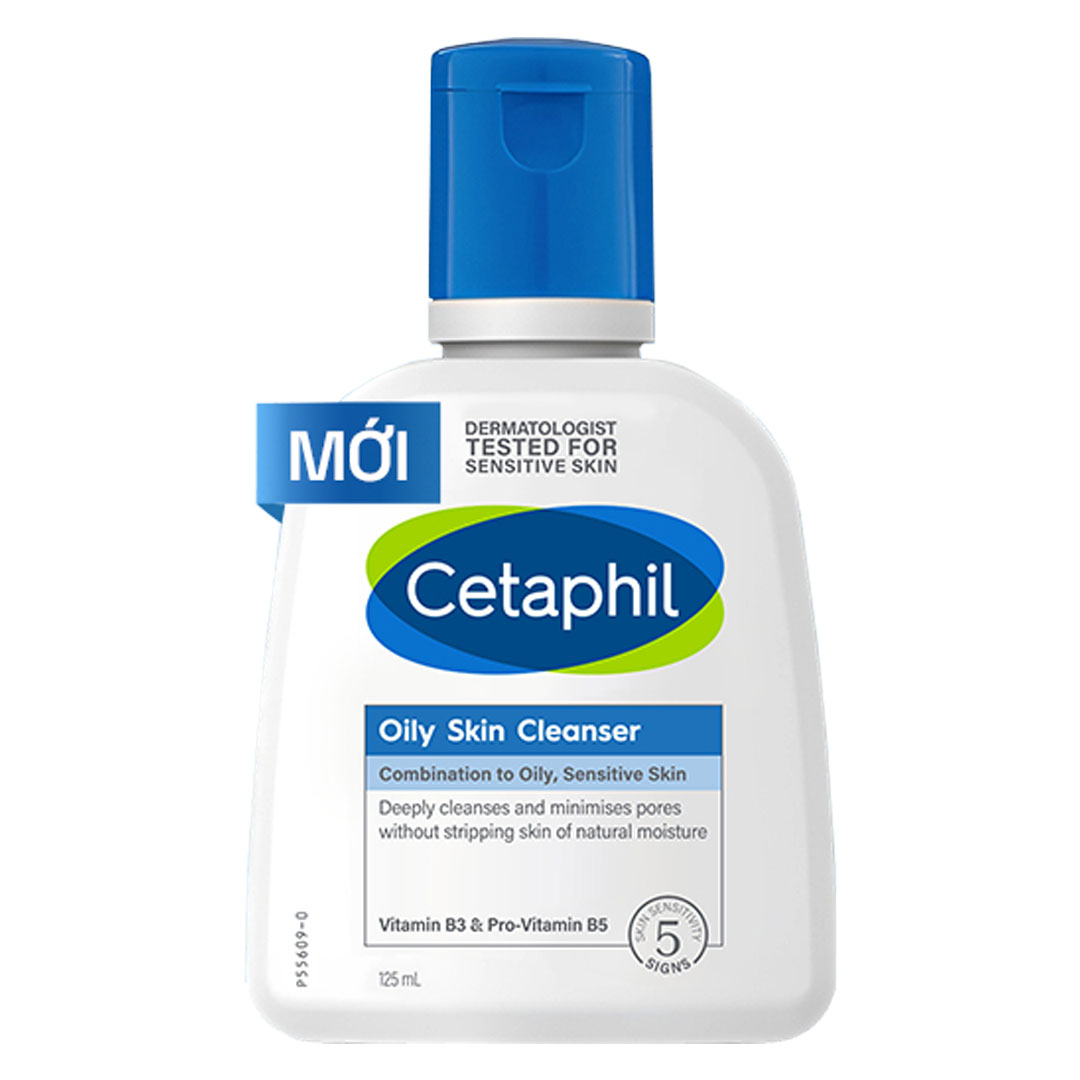 Sữa Rửa Mặt Cetaphil Oily Skin Cleanser 125ml (Da Dầu Nhạy Cảm)
