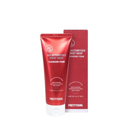 Sữa rửa mặt Prettyskin Galactomyces First Deep Cleansing Foam 150ml Làm sạch sâu, dưỡng ẩm & bảo vệ da