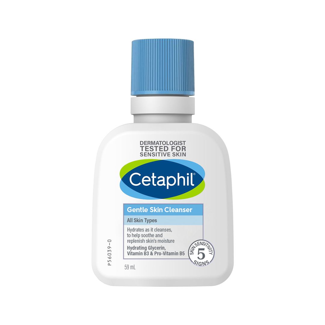 Sữa rửa mặt dịu lành CETAPHIL GENTLE SKIN CLEANSER all skin types cho mọi loại da nhạy cảm - 59ml