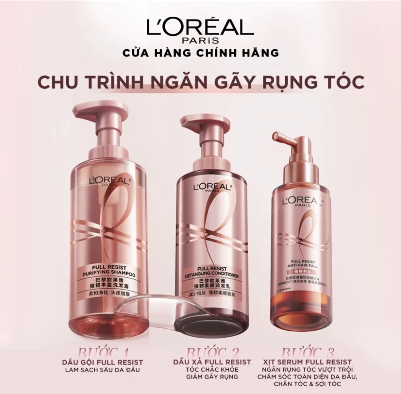Xịt Dưỡng Tóc L'Oreal Paris Full Resist Anti Hair Fall 90ml