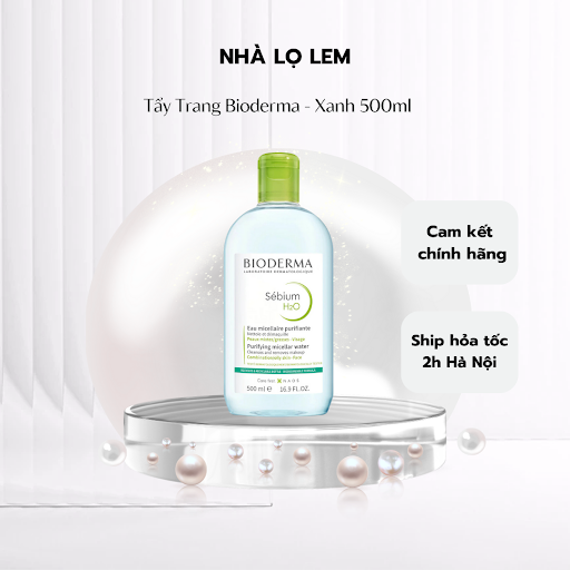 tẩy trang bioderma xanh 500ml