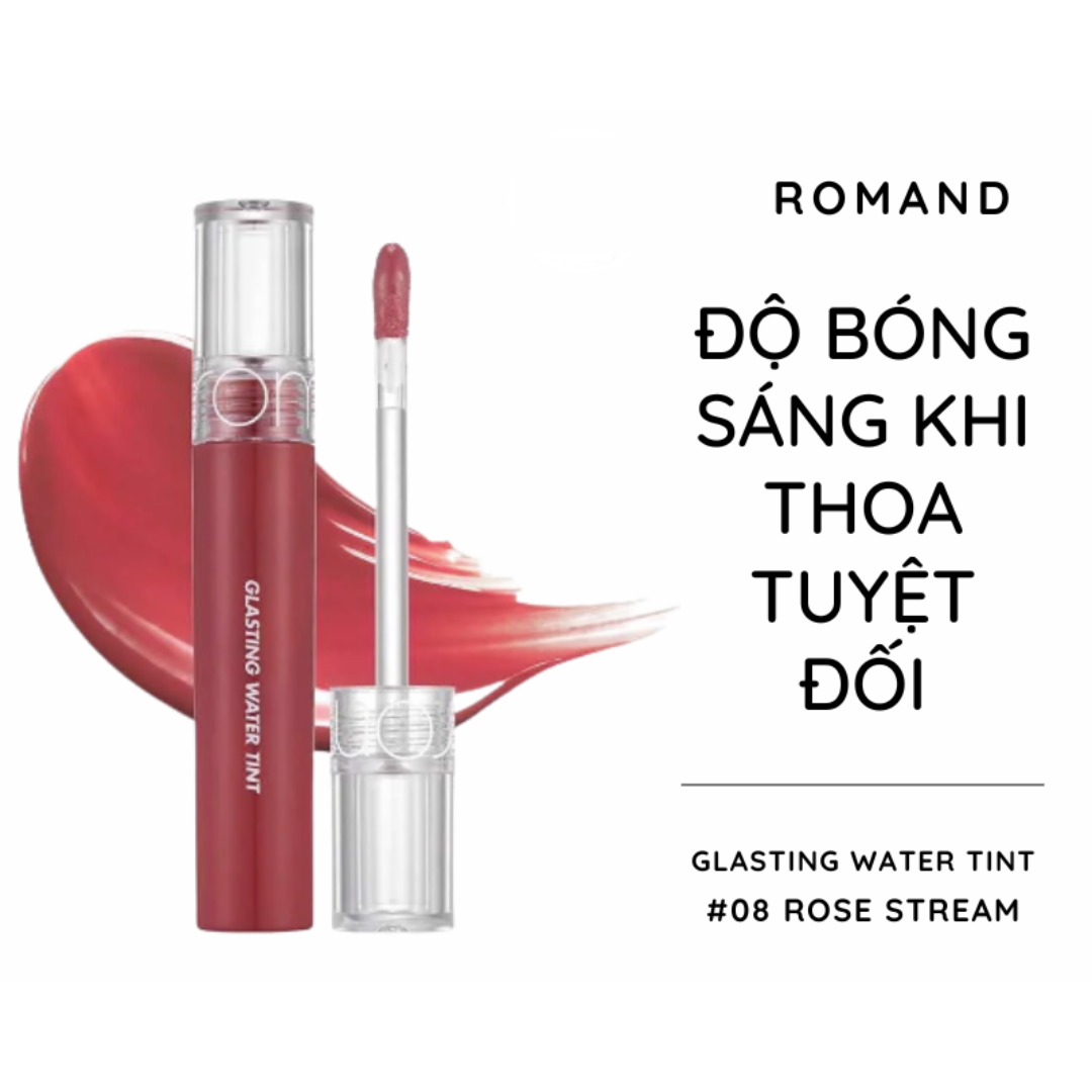 son romand glasting water tint màu 08 rose stream