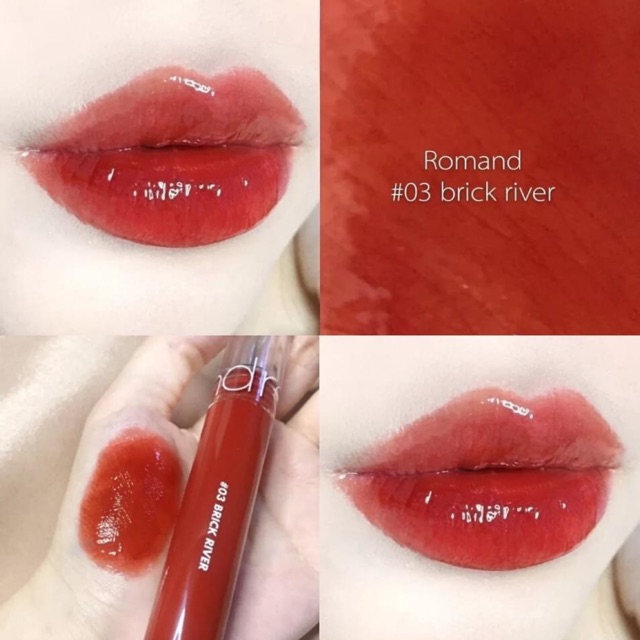 son romand glasting water tint màu 03 Brick River: Đỏ gạch