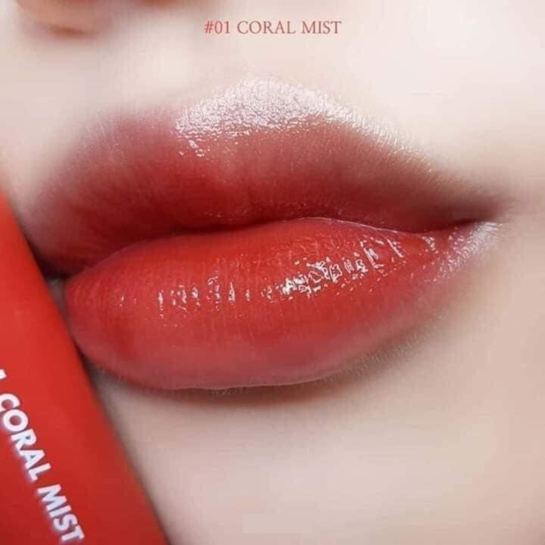 son romand glasting water tint 01 Coral Mist: Hồng san hô