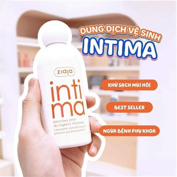 Dung dịch vệ sinh Intima Ziaja màu cam