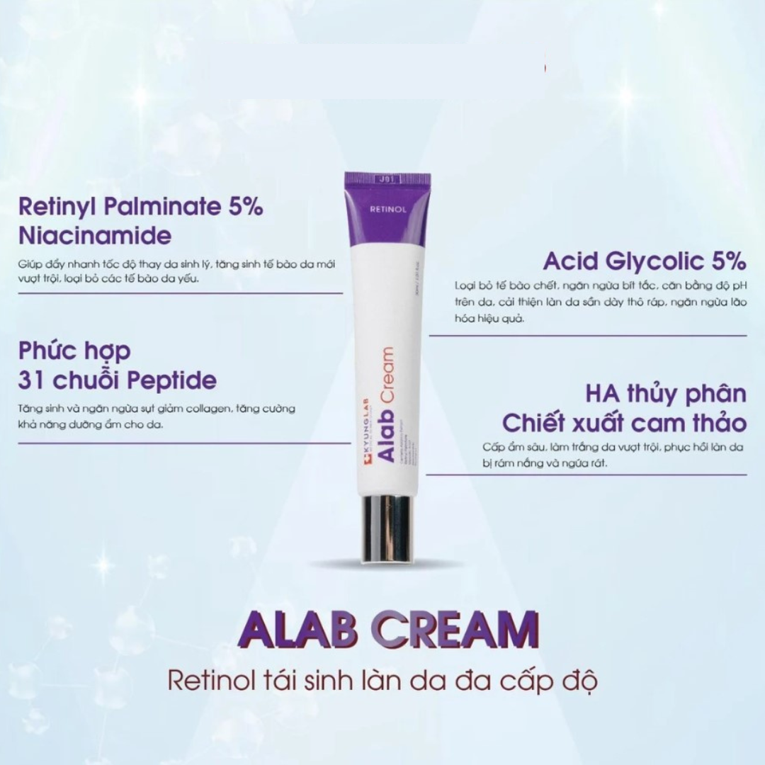 Kem dưỡng RETINOL Alab Cream Kyung Lab (Mới)