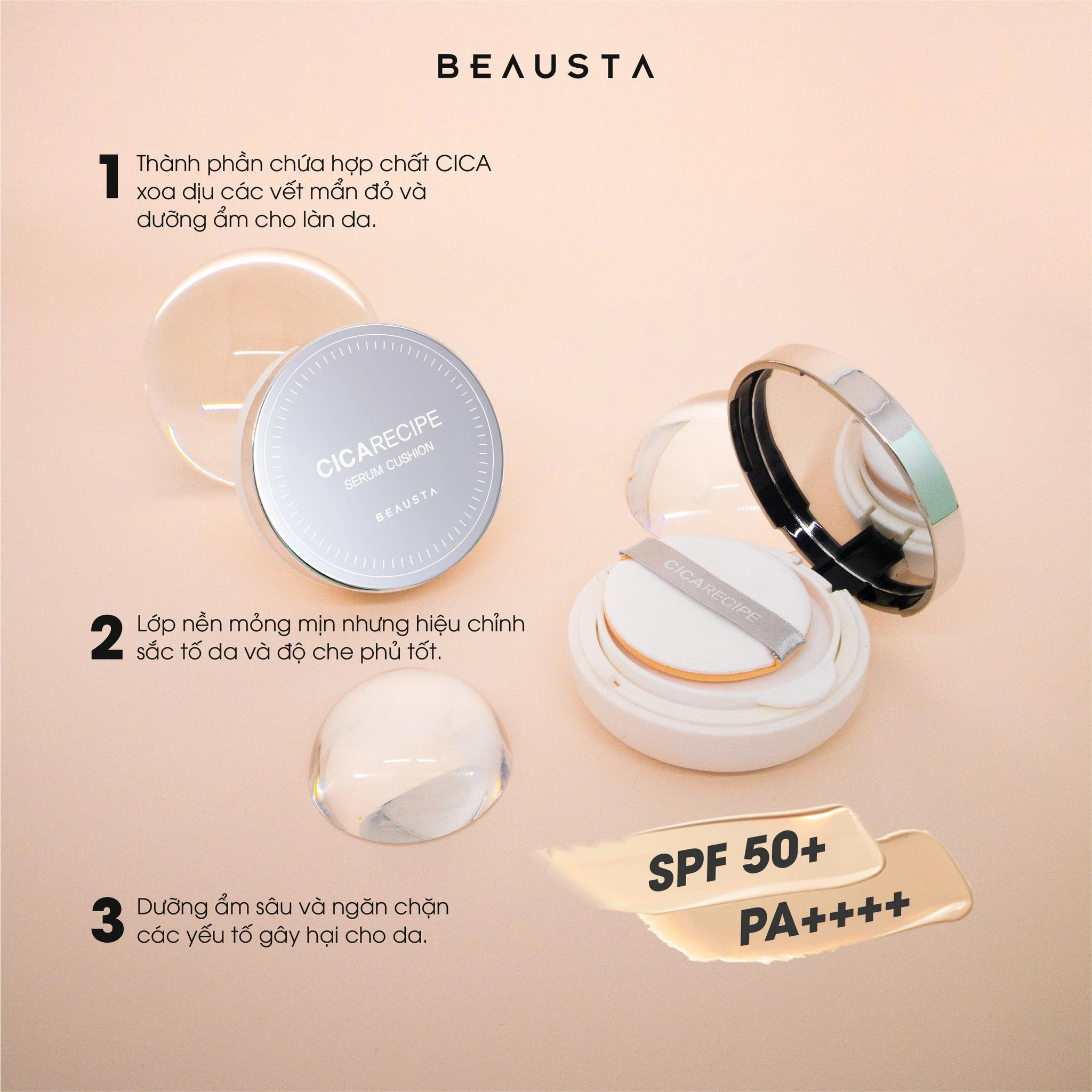 PHẤN CICARECIOE SERUM CUSHION BEAUSTA