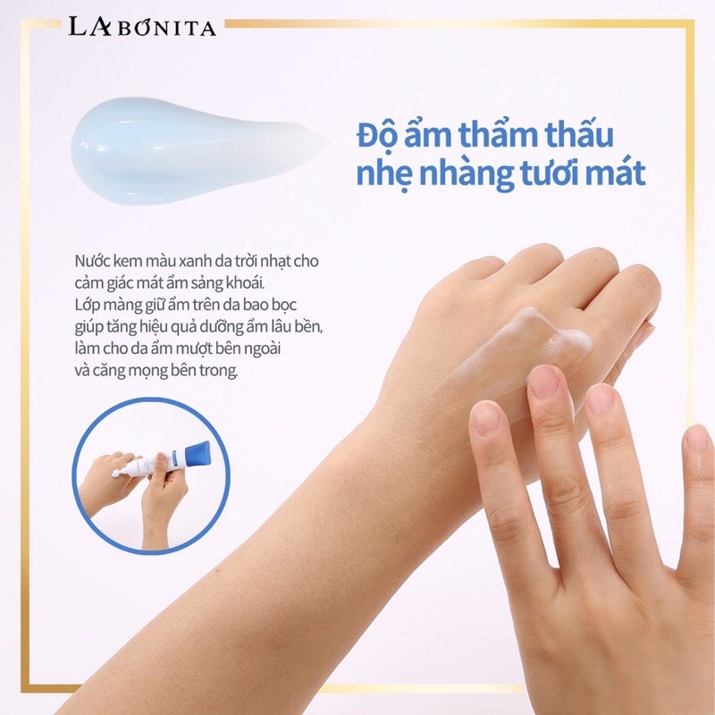 cách dùng kem dưỡng LA BONITA ITAL HYALURNIC ACID CREAM