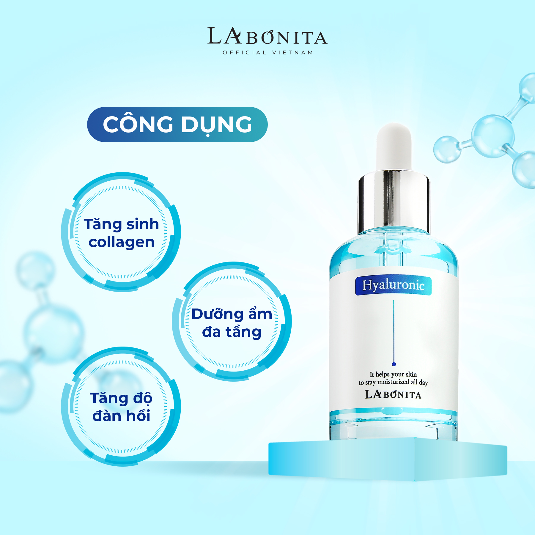 serum La Bonita Vital Hyaluronic Acid Serum