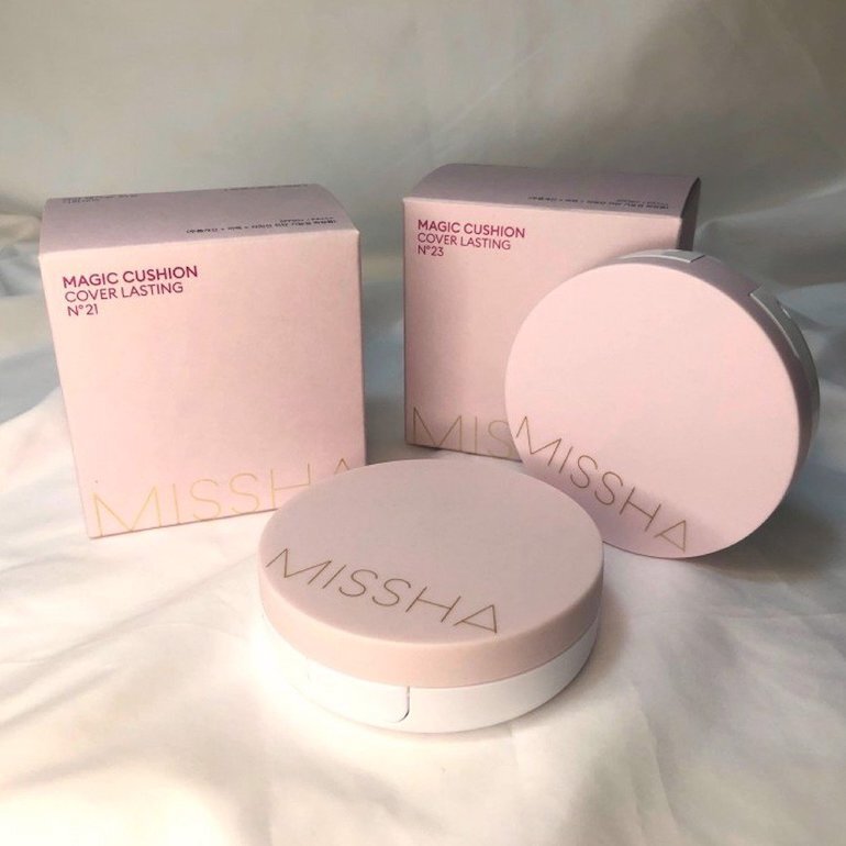 PHẤN NƯỚC MISSHA MAGIC CUSHION COVER LASTING HÀN 15G HỒNG