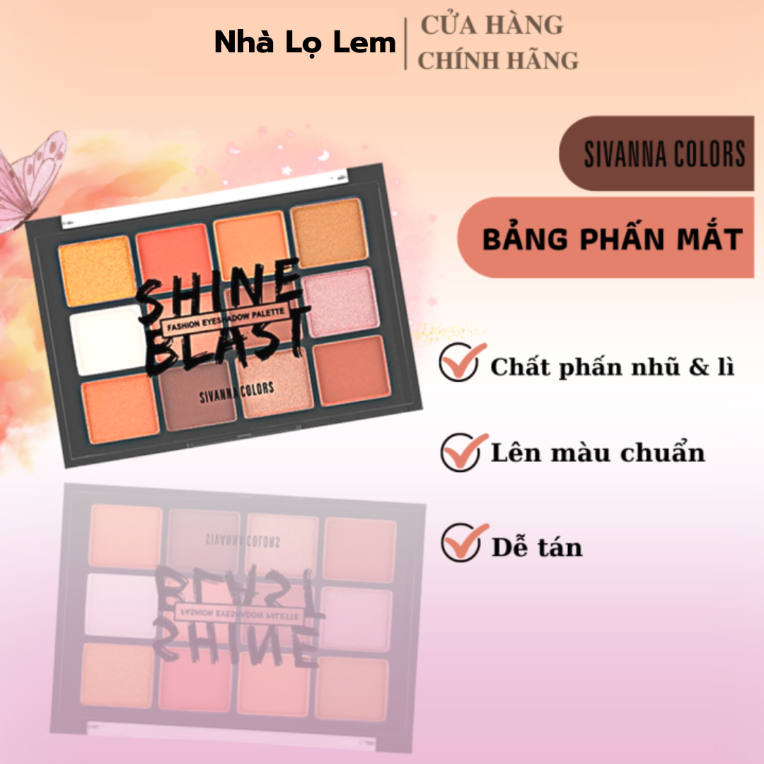 Bảng mắt SIVANNA Gorgeous Eyeshadow Palette HF5015