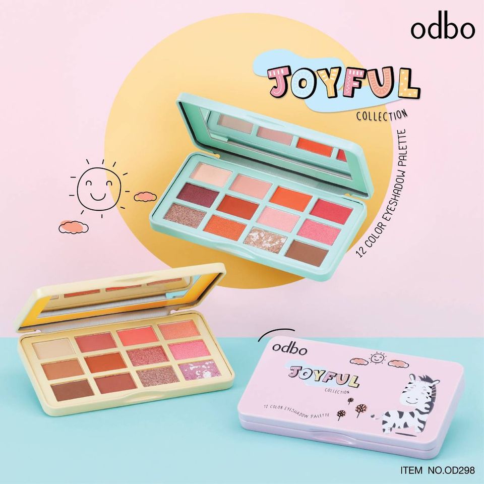 BẢNG MẮT ODBO JOYFUL 12 Ô OD298