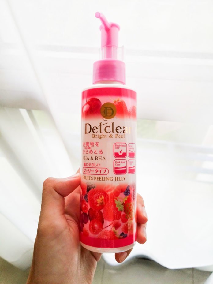 Detclear Bright & Peel Fruit Peeling Jelly hồng