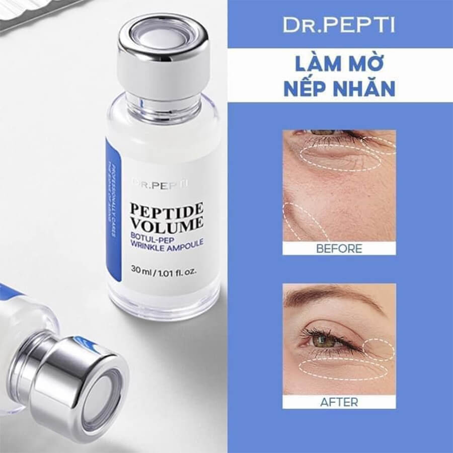 TINH CHẤT BAKUCHIOL DR.PEPTI PHỨC HỢP TRẺ HÓA ĐÁNH THỨC LÀN DA 30ML