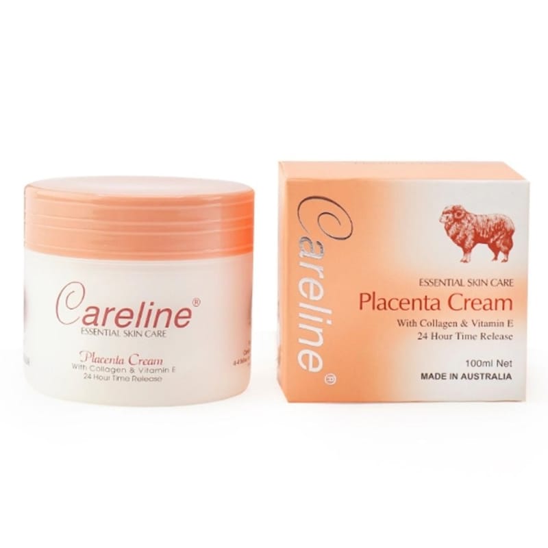 Kem cừu Carelin Careline Placenta Cream with Collagen & vitamin E (màu vàng)