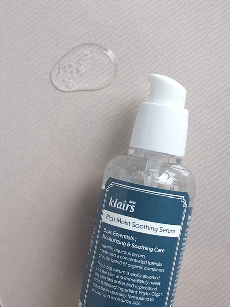 SERUM KLAIRS RICH MOIST SOOTHING 80ML ( BẠC )