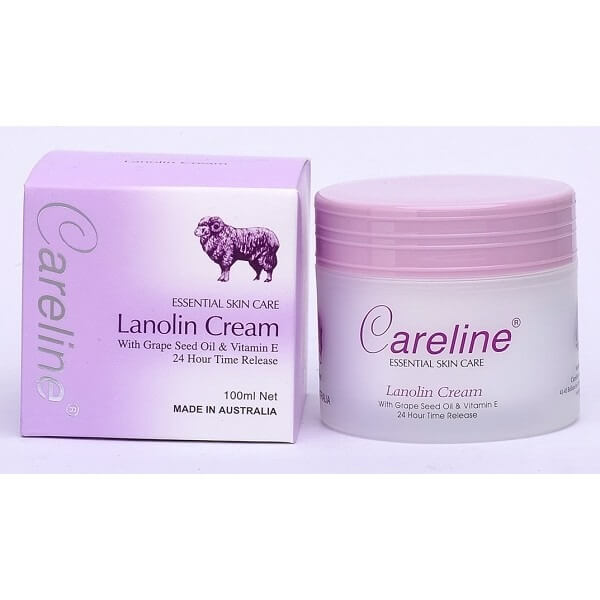 Kem cừu Careline Lanolin Cream with Grape Seed Oil & vitamin E (màu tím)