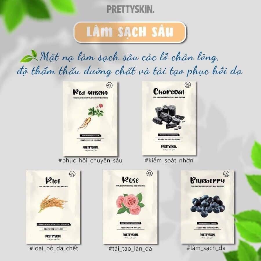 Mặt nạ PrettySkin làm sạch sâu