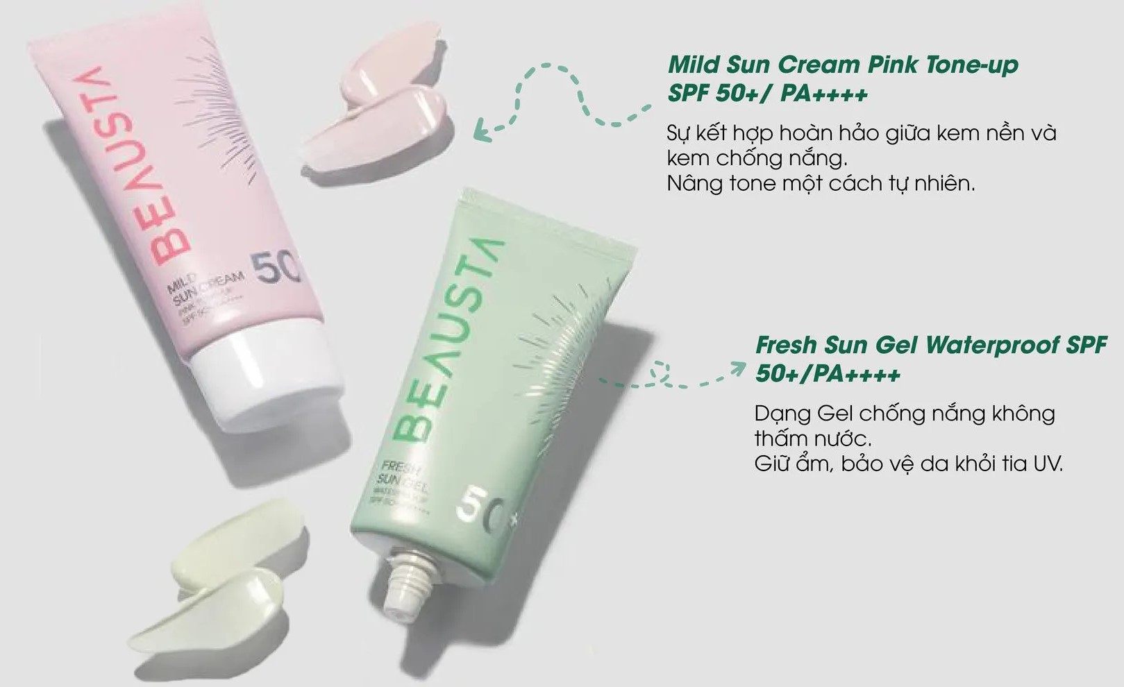 Kem Chống Nắng Beausta SPF50+ PA++++