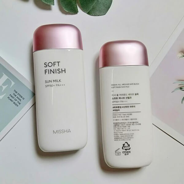 Kem Chống Nắng Missha Soft Finish Sun Milk