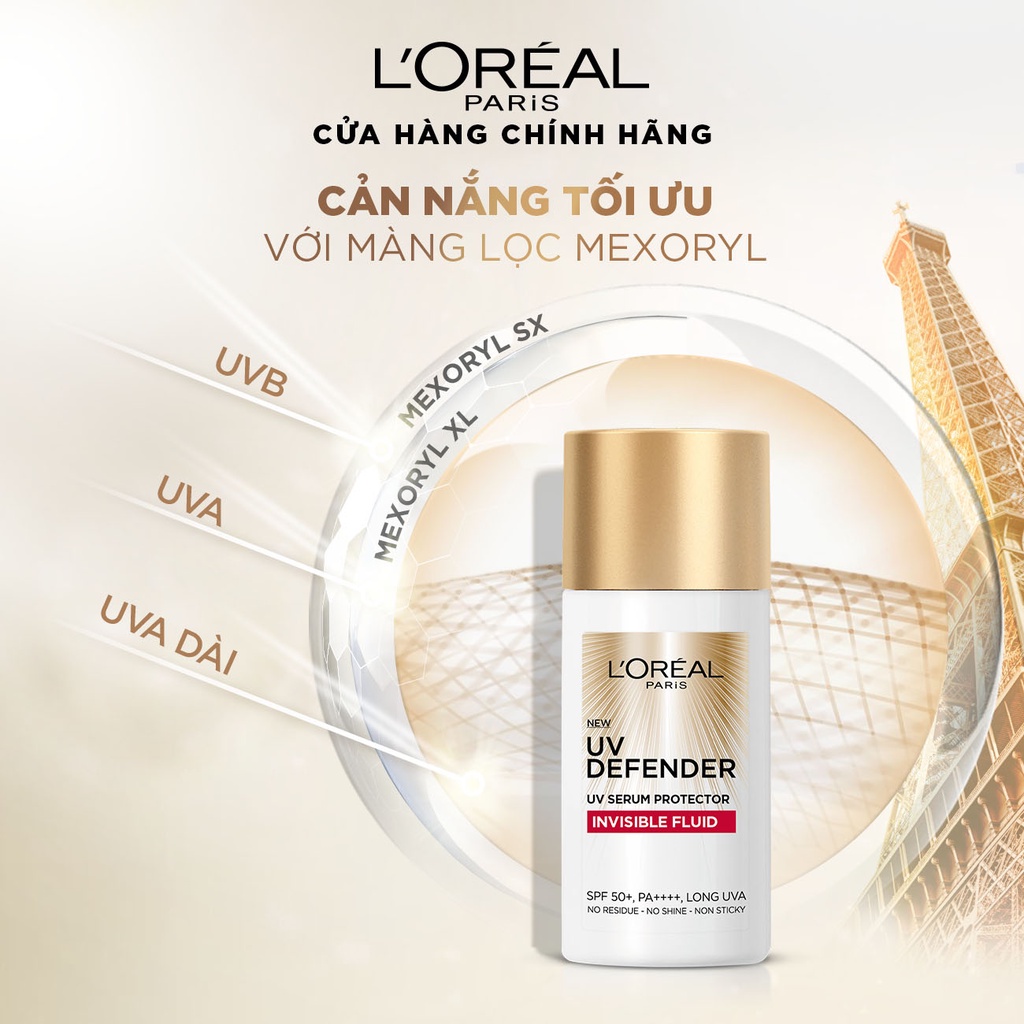 Kem chống nắng Loreal UV Defender SPF 50+ PA ++++ Long UVA 20X