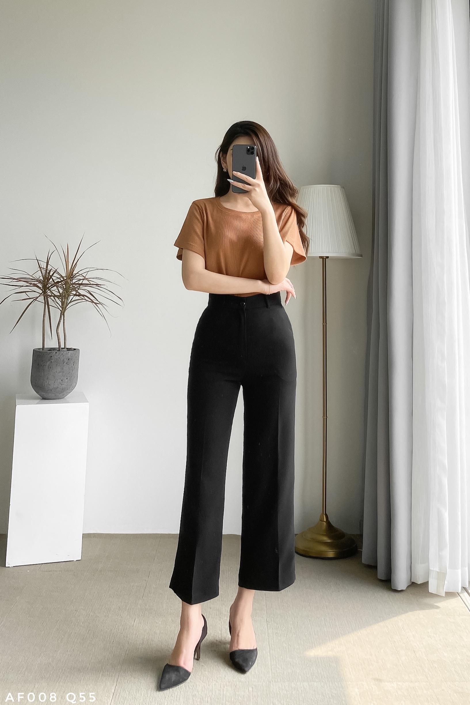 Quần culottes dáng lửng