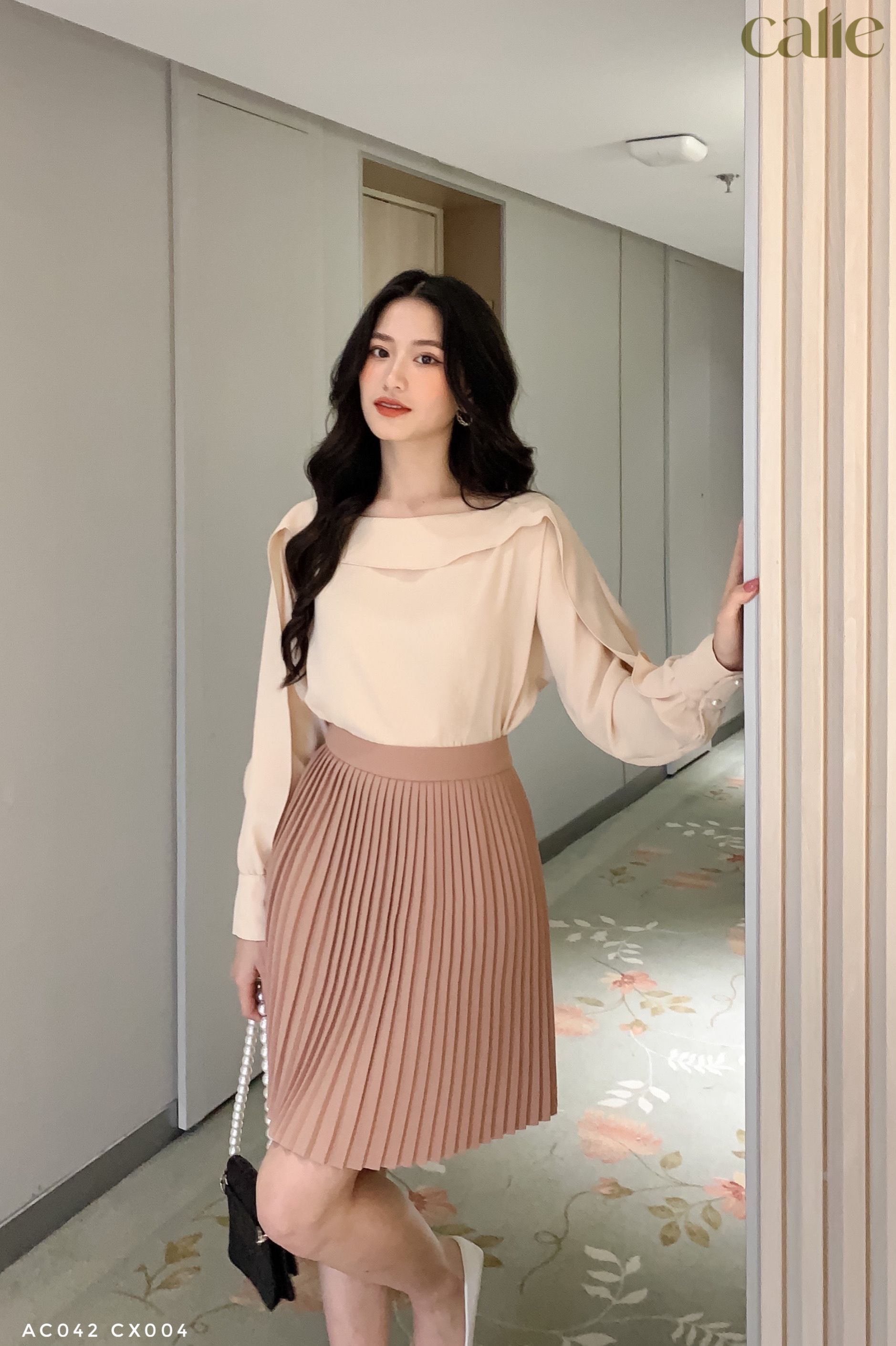 Chân váy xếp ly công sở siêu Hot_450 | Shopee Việt Nam