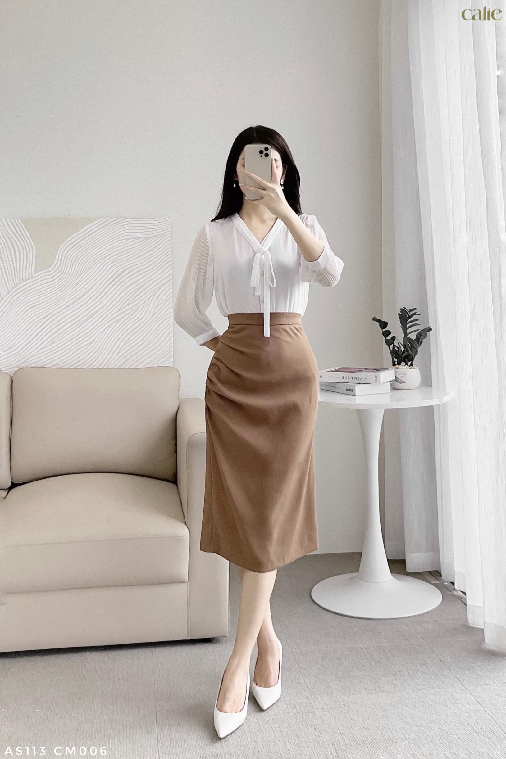 Chân váy midi basic thanh lịch