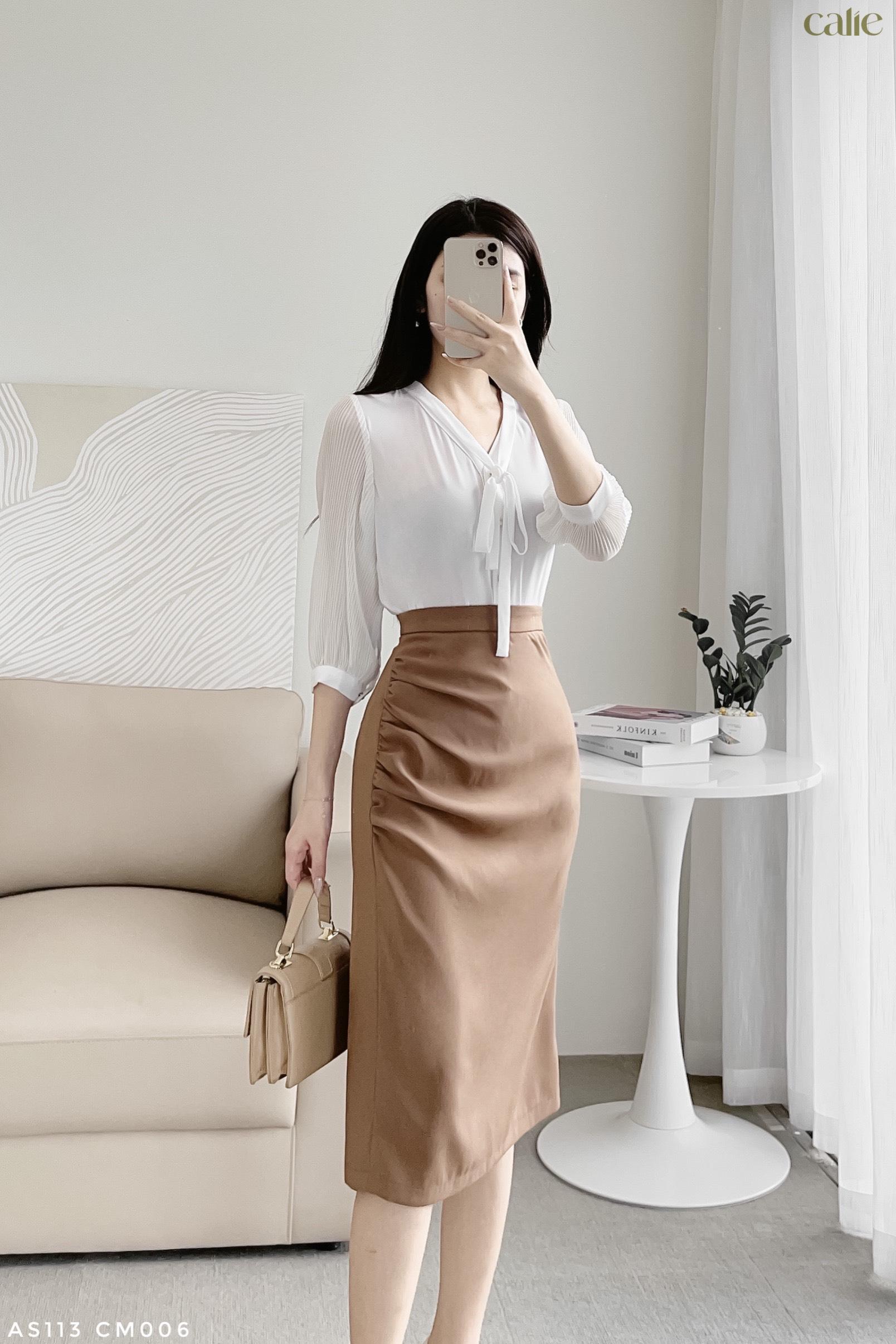 Chân váy midi basic thanh lịch