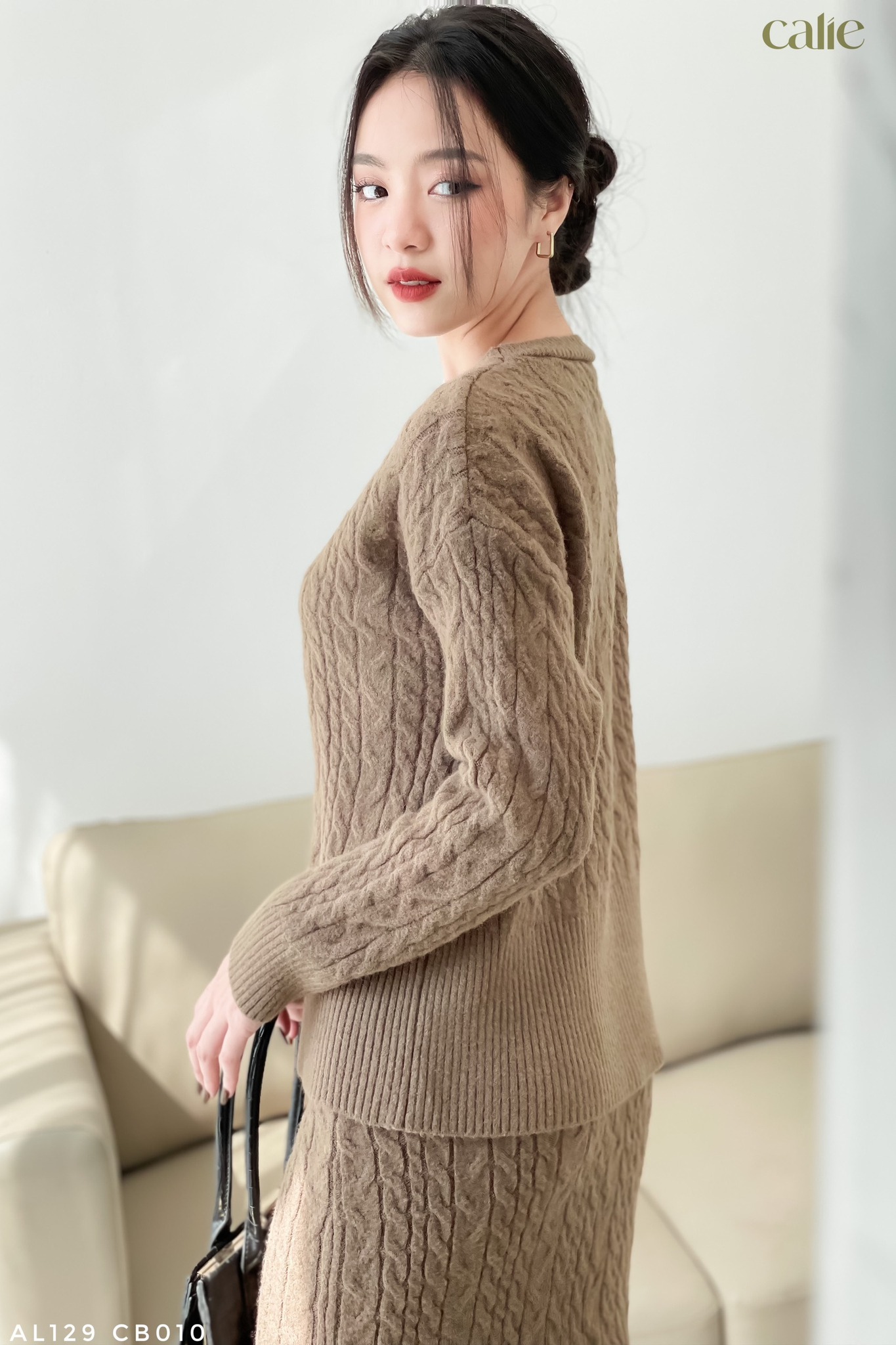 Bộ váy len đỏ đẹp SIÊU CẤP 2250k LienFashion.vn - Địa chỉ order QUẦN Á –  lien fashion