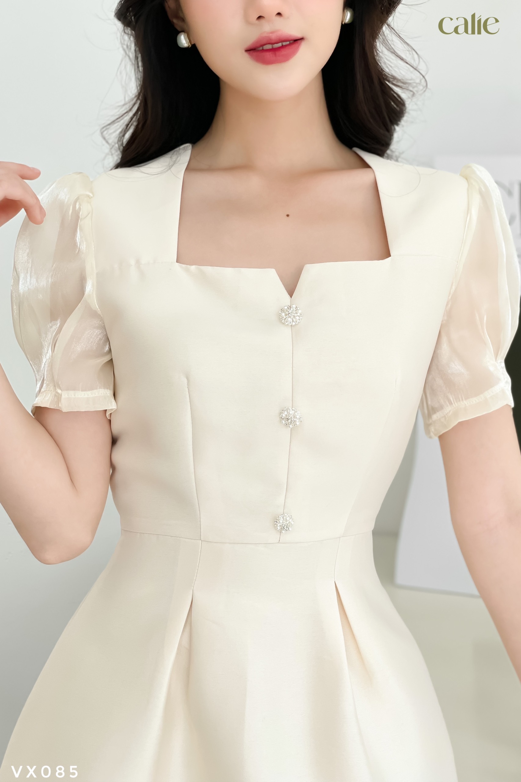 Váy đầm tiểu thư vintage dáng xòe dài maxi boho đi biển bánh bèo dài tay  phối hoa vải linen xinh đẹp công chúa | Shopee Việt Nam