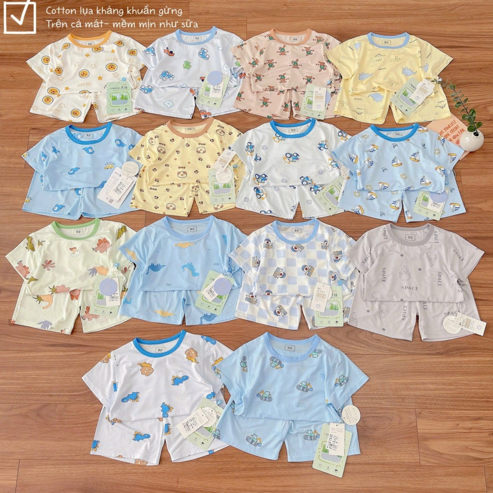 BỘ CỘC LỤA KHÁNG KHUẨN GỪNG
